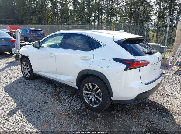 JTJBJRBZ1G2047815 2016 LEXUS NX 300H White Rear left