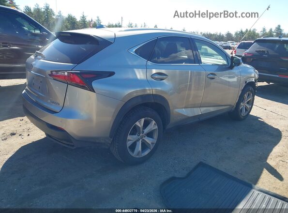 JTJBJRBZ2H2071722 2017 LEXUS NX 300H Silver Հետևի աջ