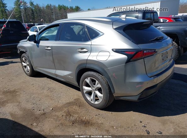 JTJBJRBZ2H2071722 2017 LEXUS NX 300H Silver Հետևի ձախ