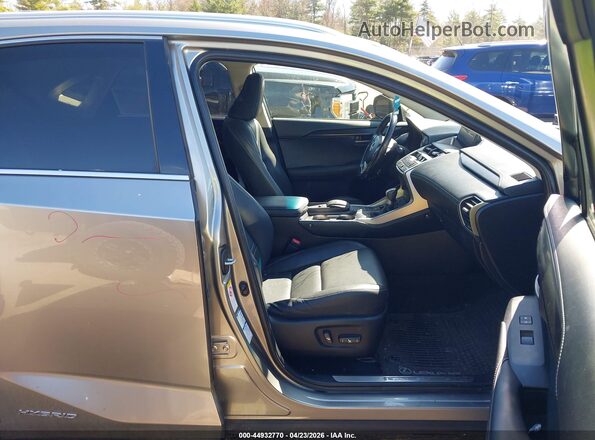 JTJBJRBZ2H2071722 2017 LEXUS NX 300H Silver Սալոնի դիմացի տեսք