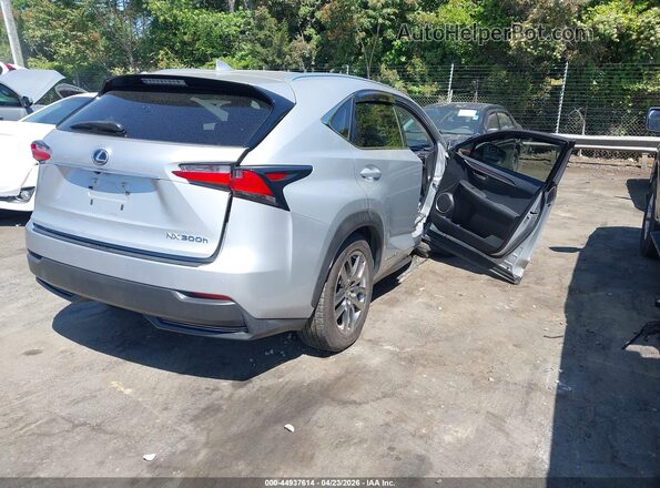 JTJBJRBZXG2034318 2016 LEXUS NX 300H Silver Հետևի աջ