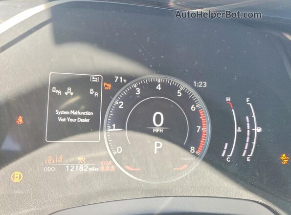 JTJCHMAA2R2014310 2024 LEXUS RX Black Instrument cluster view