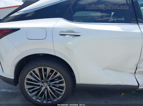 JTJCJMGA5T2039382 2026 LEXUS RX 450H+ White Դիմացի տեսք
