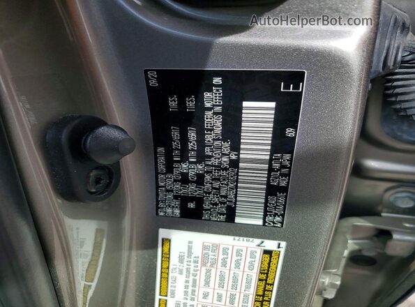 JTJDARBZ7M2182902 2021 LEXUS NX Gray 
