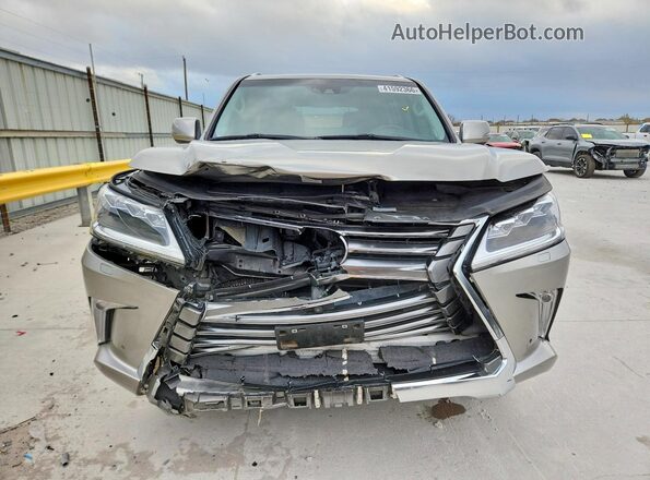JTJDY7AX4L4314596 2020 LEXUS LX Gray Դիմացի տեսք