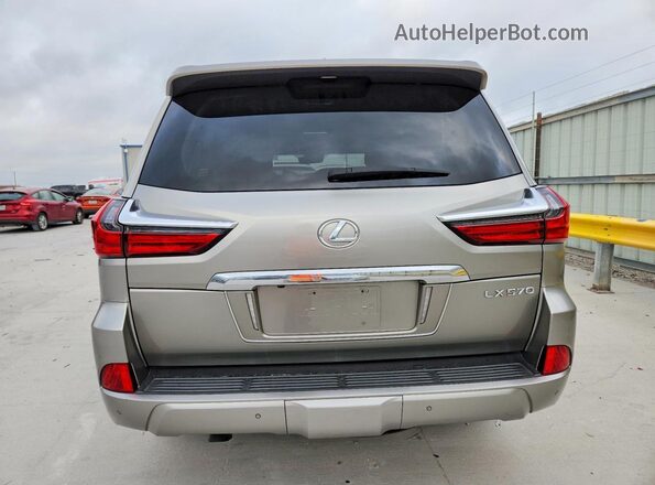 JTJDY7AX4L4314596 2020 LEXUS LX Gray Հետևի տեսք