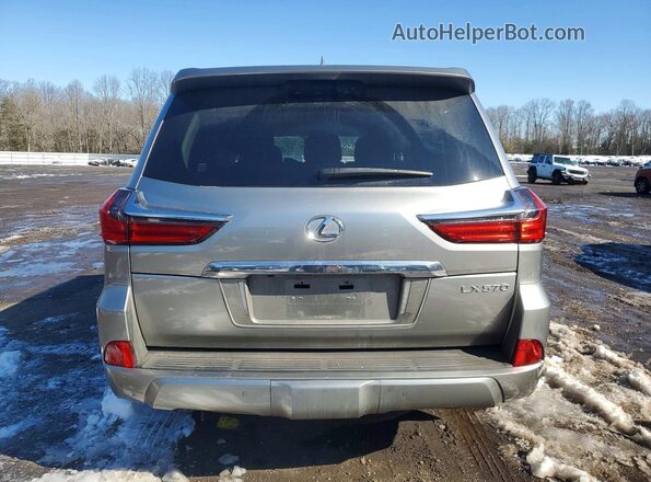 JTJDY7AX9M4356540 2021 LEXUS LX Silver Widok z tyłu