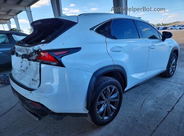 JTJSARBZ4M2193492 2021 LEXUS NX White Trasero derecho