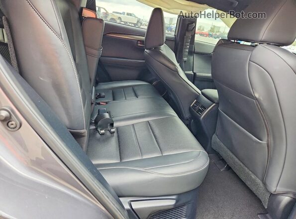 JTJSARBZ7M2180428 2021 LEXUS NX Gray Rear interior view