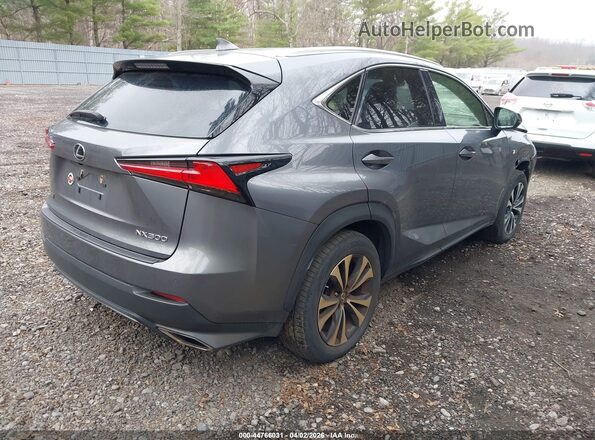 JTJSARDZ0M2240501 2021 LEXUS NX 300 Gray Tył prawy