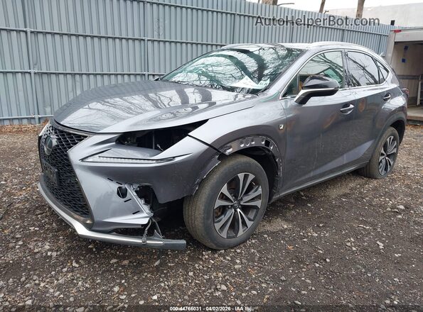 JTJSARDZ0M2240501 2021 LEXUS NX 300 Gray Przód lewy