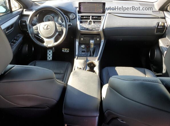 JTJSARDZ2M2259826 2021 LEXUS NX Black Առջևի վահանակի տեսք