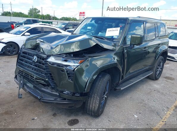 JTJTBCDX3R5030302 2024 LEXUS GX 550 Green Vista tres cuartos delantera izquierda
