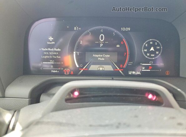 JTJTBCDX9S5068705 2025 LEXUS GX White Widok zestawu wskaźników