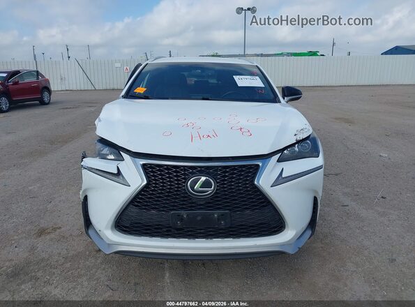 JTJYARBZXH2067721 2017 LEXUS NX 200T White Widok zestawu wskaźników
