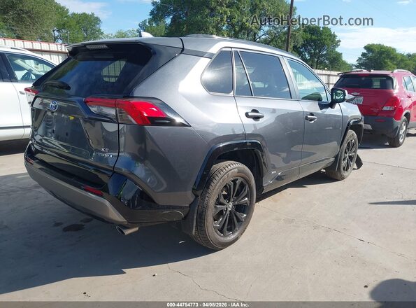 JTM16RFV2ND054829 2022 TOYOTA RAV4 HYBRID Gray Trasero derecho