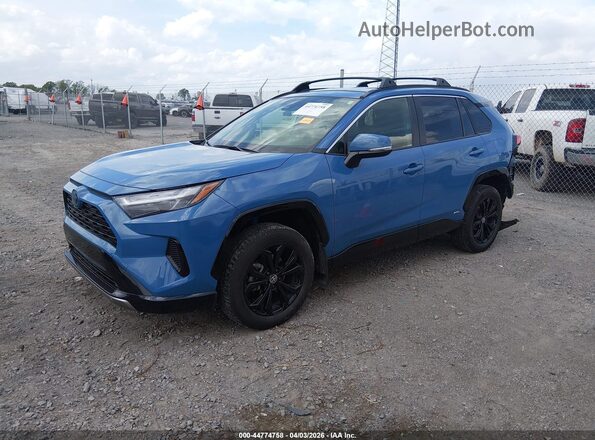JTM16RFV4PJ031587 2023 TOYOTA RAV4 HYBRID Light Blue წინა მარცხენა ხედი სამი მეოთხედიდან
