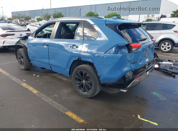JTM16RFV8ND060845 2022 TOYOTA RAV4 HYBRID Blue Հետևի ձախ