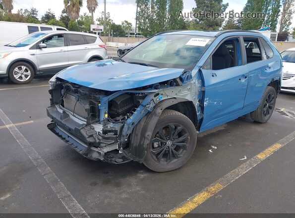 JTM16RFV8ND060845 2022 TOYOTA RAV4 HYBRID Blue Դիմացի տեսք