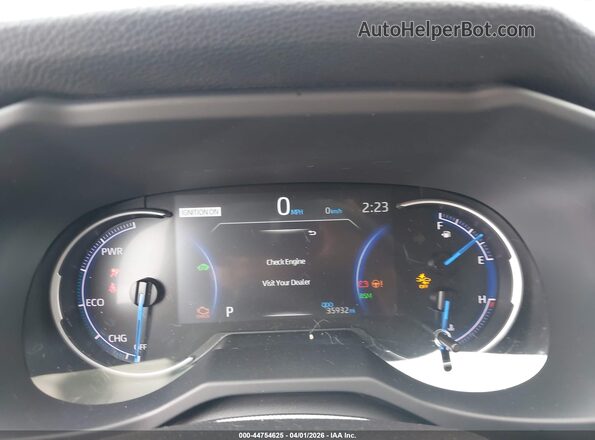 JTM16RFV8PD088972 2023 TOYOTA RAV4 HYBRID Blue Вид задніх сидінь