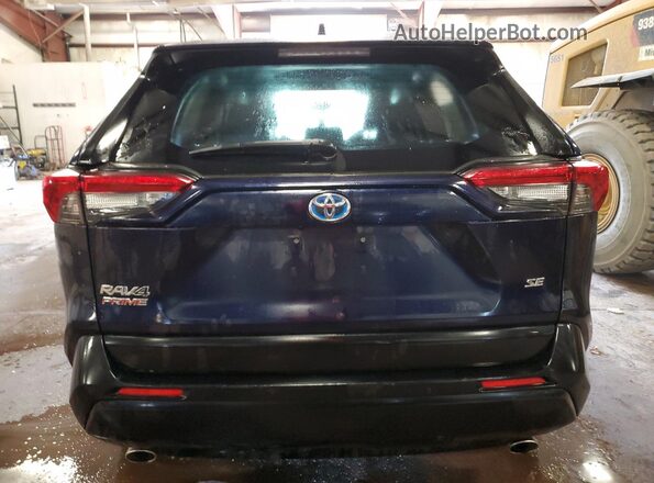 JTMAB3FV7MD069639 2021 TOYOTA RAV4 Blue Rear view
