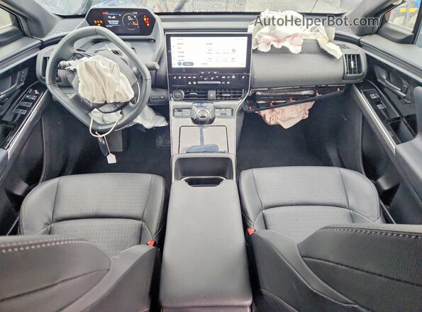 JTMABABA0RA057137 2024 SUBARU SOLTERRA Black Widok deski rozdzielczej