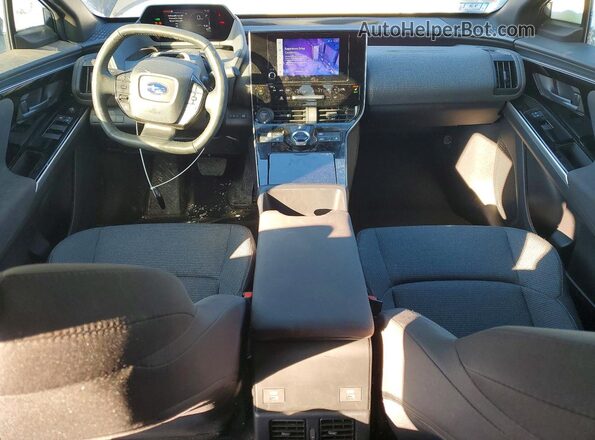 JTMABABA0RA075962 2024 SUBARU SOLTERRA Black Առջևի վահանակի տեսք