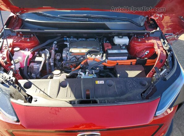 JTMABABA1SA105279 2025 SUBARU SOLTERRA Red უკანა სალონის ხედი