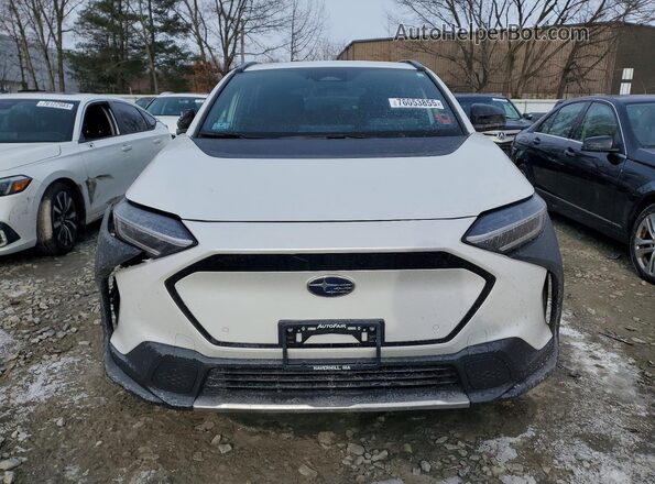 JTMABABA3SA101279 2025 SUBARU SOLTERRA White Front view