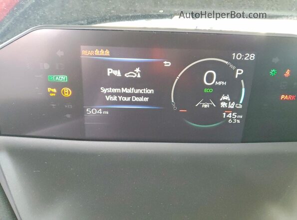 JTMBFAEB8TA004531 2026 TOYOTA LE Burgundy Widok zestawu wskaźników