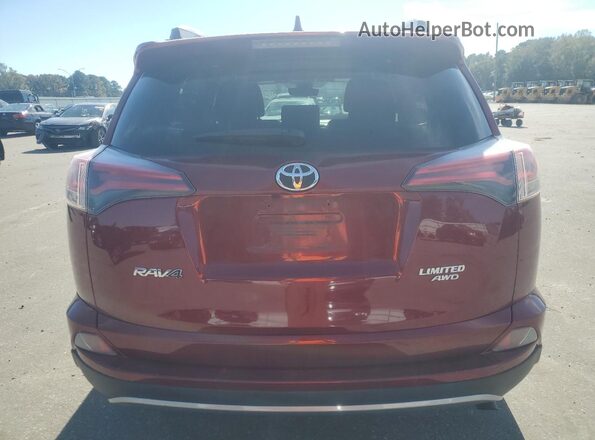 JTMDFREV3JD227847 2018 TOYOTA LIMITED Burgundy Rear view