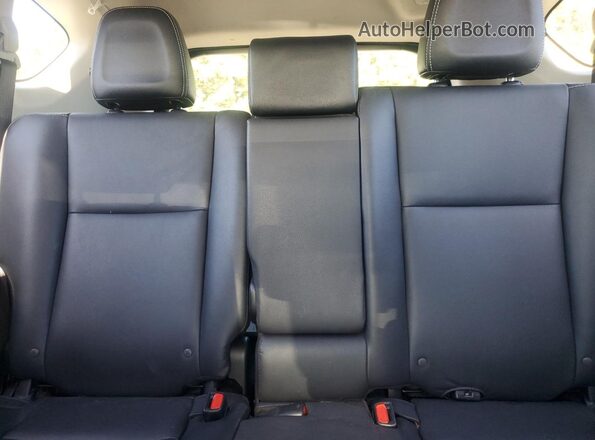 JTMDFREV3JD227847 2018 TOYOTA LIMITED Burgundy Rear seats view