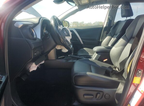 JTMDFREV3JD227847 2018 TOYOTA LIMITED Burgundy Front interior view