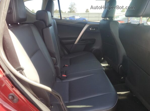 JTMDFREV3JD227847 2018 TOYOTA LIMITED Burgundy Rear interior view