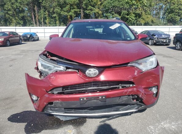 JTMDFREV3JD227847 2018 TOYOTA LIMITED Burgundy Front view