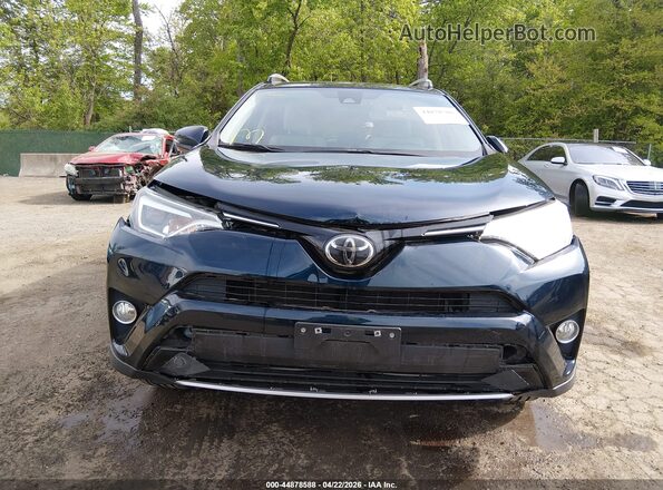 JTMDFREV7JJ747003 2018 TOYOTA LIMITED Blue Вид панелі приладів
