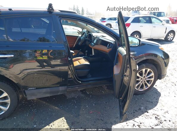 JTMDJREV0GD004348 2016 TOYOTA LIMITED Black Front interior view