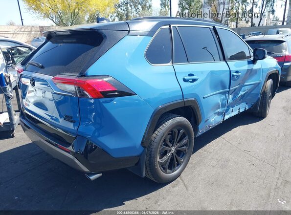 JTME6RFV0ND522493 2022 TOYOTA RAV4 HYBRID Синий Задняя правая четверть