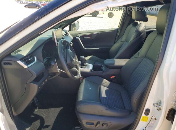 JTME6RFV2ND521233 2022 TOYOTA RAV4 White Widok wnętrza z przodu