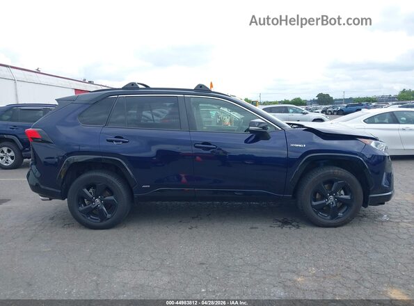 JTME6RFVXMD512777 2021 TOYOTA RAV4 HYBRID Blue Панорамний вид салону 360°