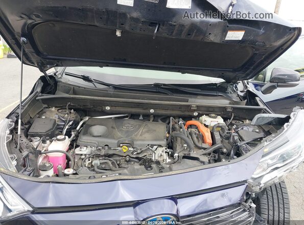 JTME6RFVXMD512777 2021 TOYOTA RAV4 HYBRID Blue Вид ззаду