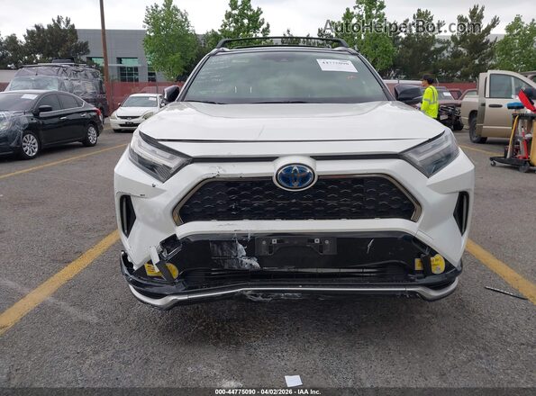 JTMEB3FV2ND078395 2022 TOYOTA RAV4 PRIME White ხელსაწყოთა პანელის ხედი