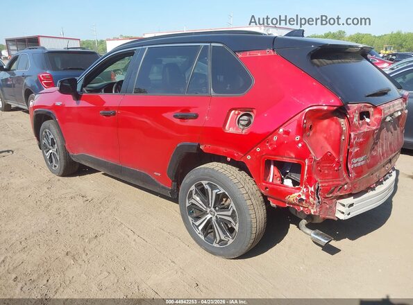 JTMEB3FV9ND075445 2022 TOYOTA RAV4 PRIME Red Հետևի ձախ