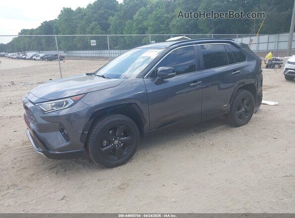 JTMEWRFV2LD549093 2020 TOYOTA RAV4 HYBRID Gray Vista tres cuartos delantera izquierda