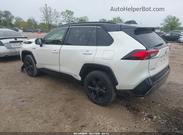 JTMEWRFV5KD508679 2019 TOYOTA RAV4 HYBRID White Задня ліва чверть