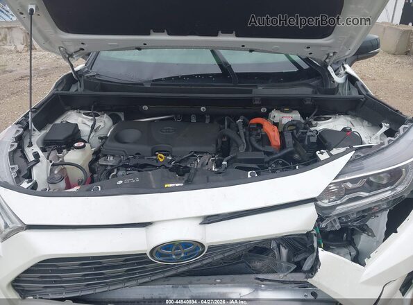 JTMEWRFV5KD508679 2019 TOYOTA RAV4 HYBRID White Вид ззаду