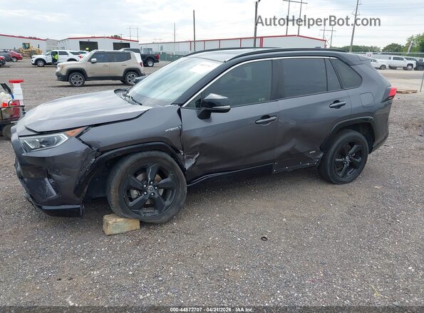 JTMEWRFV8LJ046511 2020 TOYOTA RAV4 HYBRID Gray Vista tres cuartos delantera izquierda