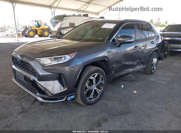 JTMFB3FV4MD053243 2021 TOYOTA RAV4 PRIME Gray Առջևի ձախ երեք քառորդ տեսարան