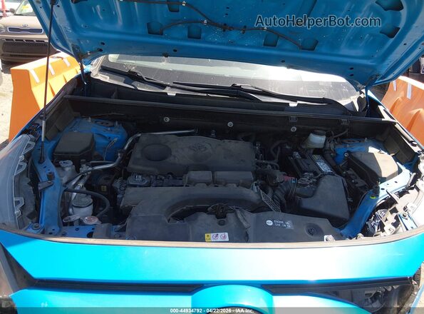 JTMH1RFV0KJ006739 2019 TOYOTA LE Blue უკანა ხედი