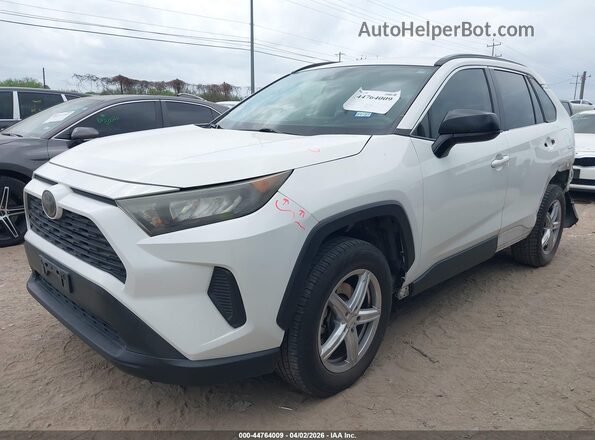 JTMH1RFV7KD508856 2019 TOYOTA LE White Առջևի ձախ երեք քառորդ տեսարան
